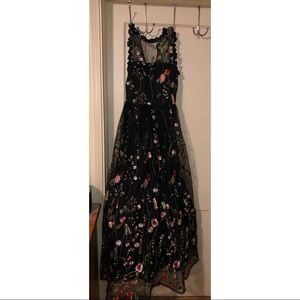 Black & Floral Dress